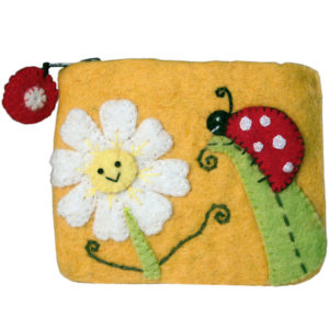 Daisy and Ladybug Fair Trade Natural Children's Purse -